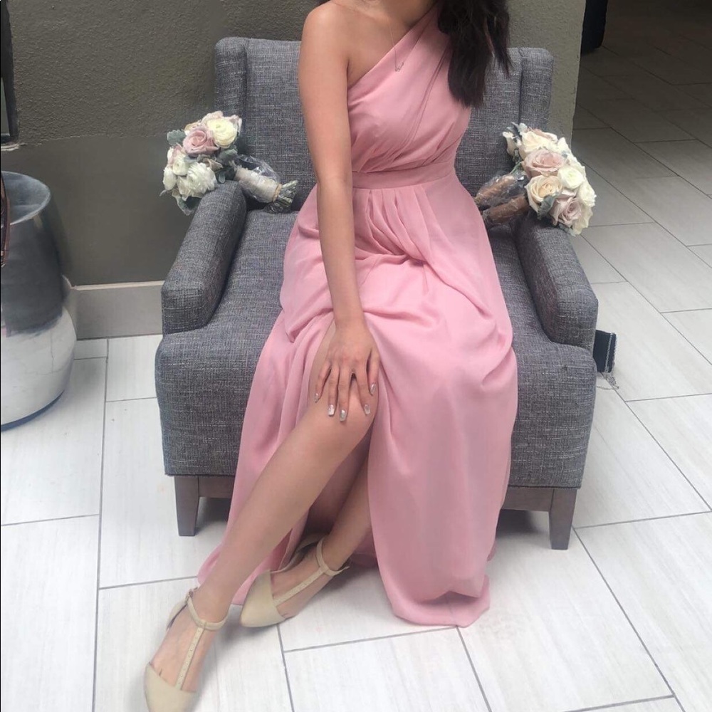 Bridesmaid dress (ballet color) Model F18055BALLET